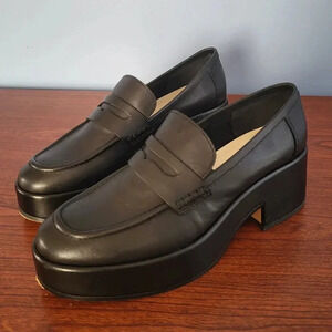 Dolce Vita Black Platform Loafers